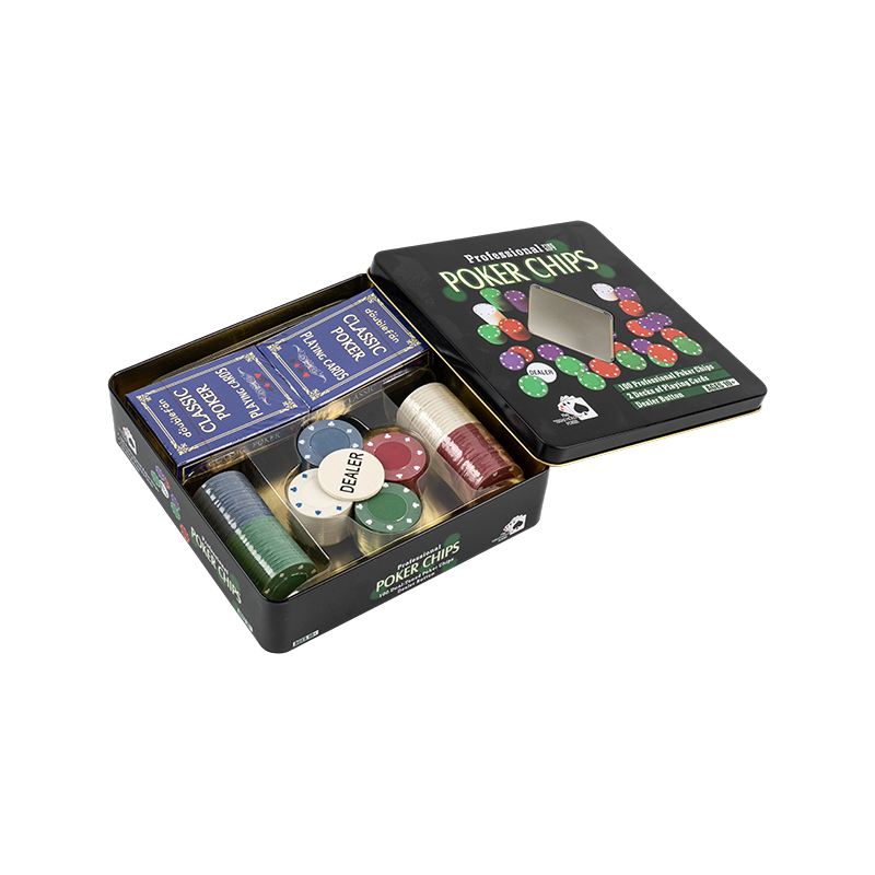 100pcs Portalni set za željezni okvir Poker set