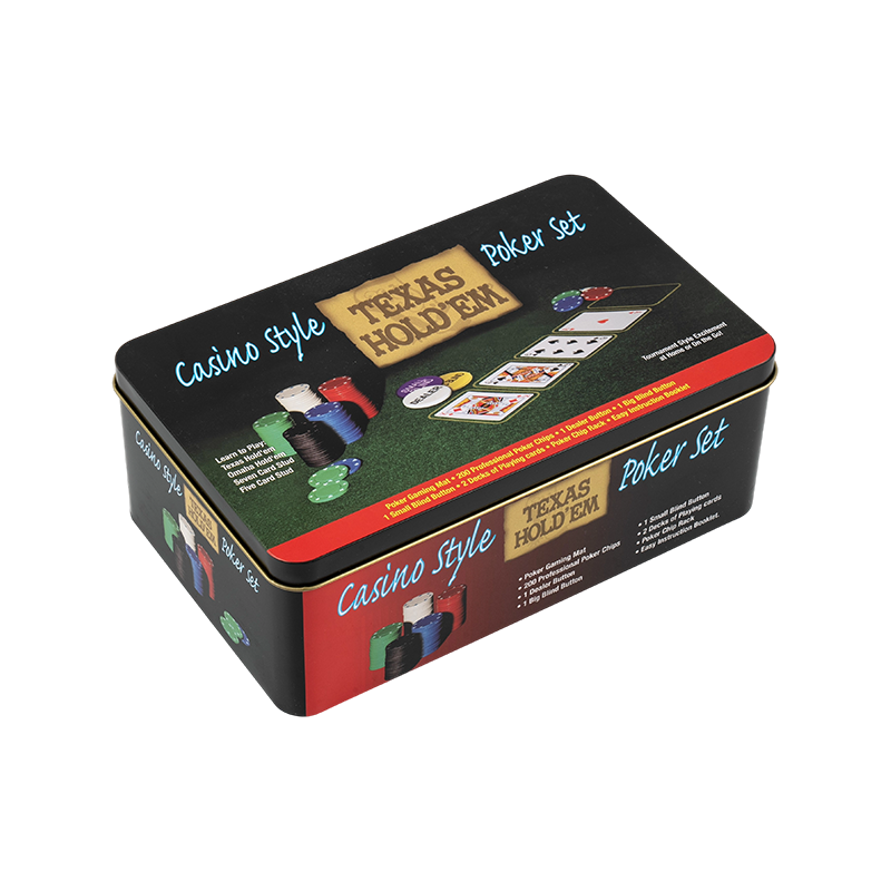 200pcs Deluxe Sveobuhvatni set poker željeznog kutija