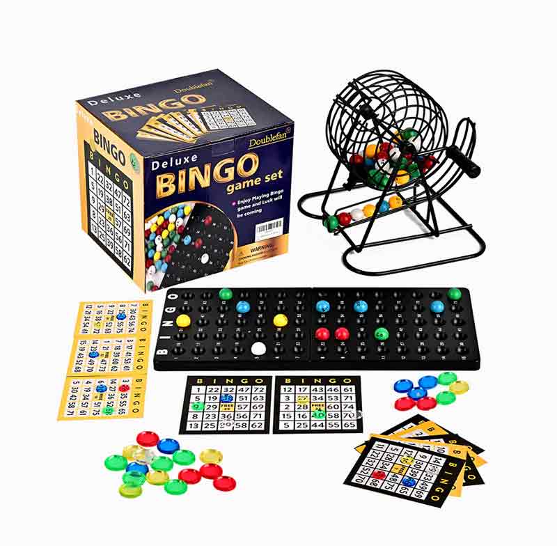 Obiteljska zabava šarena bingo igraća set