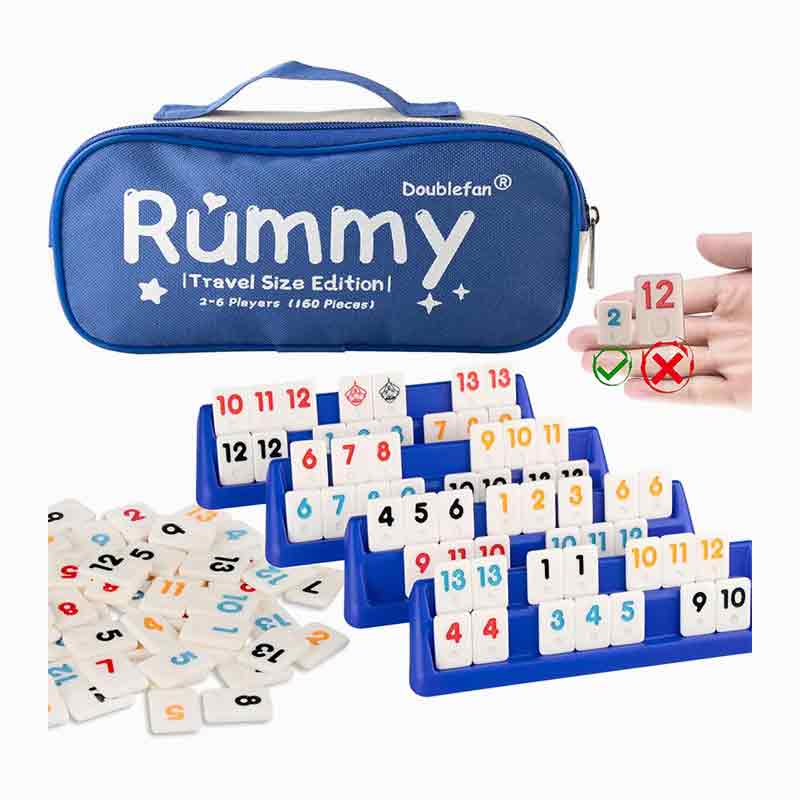 6 igrača Mini rummy brojča