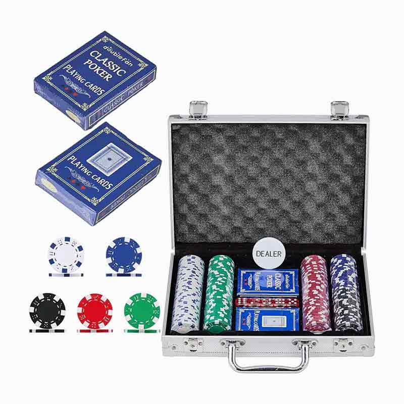 200 komada aluminijske kutije Poker set